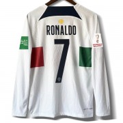 Fotbalové Dresy Levně Portugalsko 2018 Cristiano Ronaldo 7 Domáci Dres Dlouhým Rukávem..